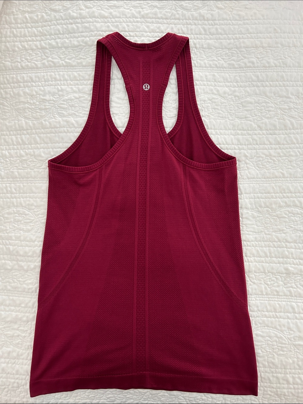 lululemon athletica Burgundy Racerback Performance Tank - Picture 2 of 3